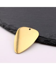 Stainless Steel privezak Gold 29x40x1 mm, rupa 2mm (23SSK11AG)