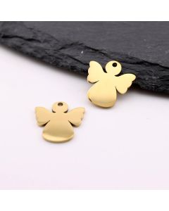 Stainless Steel privezak Gold 14x14x1 mm (23SSK09AG)