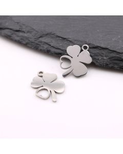 Stainless Steel privezak 13x17x1mm, rupa 2mm (23SSK09B)