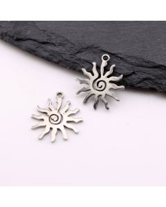 Stainless Steel privezak 15x17x1 mm, rupa 2mm (23SSK08B)