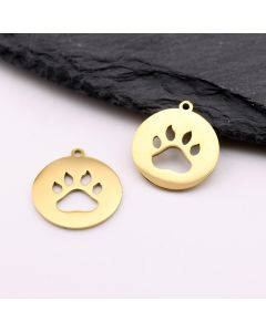 Stainless Steel privezak Gold 14 x 1 mm, rupa 2mm (23SSK10CG)