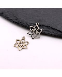 Stainless Steel privezak 20x16x1 mm, rupa 2mm (23SSK15B)