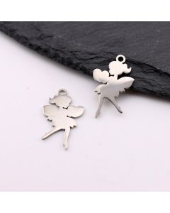 Stainless Steel privezak 22x14x1 mm, rupa 2mm (23SSK13C)