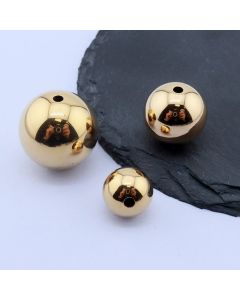 304 Stainless Steel Perla 12x12 mm/1 kom Gold IP...26SS15-G