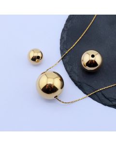 304 Stainless Steel Perla 20x20 mm/1 kom Gold IP...26SS17-G