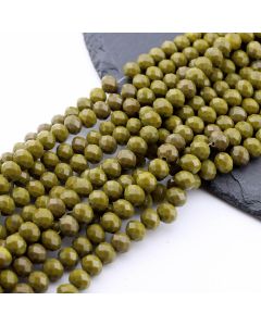 Brušene staklene perle 8x6mm (23SP07/8113)