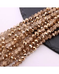 Brušene staklene perle 8x6mm (23SP07/8142)