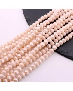 Brušene staklene perle 6x4 mm  (23SP07/6057)