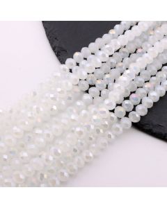 Brušene staklene perle 6x4 mm  (23SP07/6107/2)