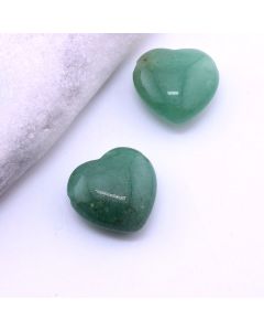 Privezak prirodni kamen Aventurin Zeleni- Srce 20mm ...25KP03-A05