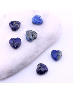 Privezak prirodni kamen Lapis Lazuli - Srce Faset 12 mm ...25KP03-B03