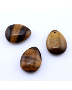 Privezak prirodni kamen Tigrovo Oko -Suza 18*23 mm ...25KP05-02