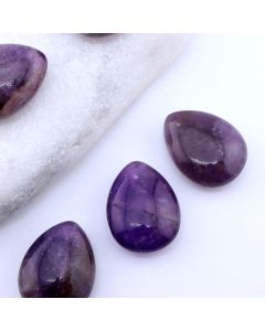 Privezak prirodni kamen Ametist -Suza 18*23 mm ...25KP05-06