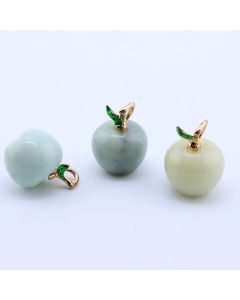 Privezak prirodni kamen  Amazonit - Jabuka 14*10 mm ...25KP06-02