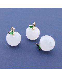 Privezak prirodni kamen Gorski Kristal - Jabuka 14*10 mm ...25KP06-08