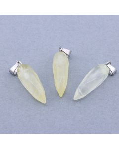 Privezak prirodni kamen Limun Kvarc - 22*8 mm ...25KP07-03