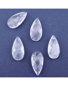 Privezak prirodni kamen Gorski Kristal - Suza 13*25 mm Faset...25KP11-01