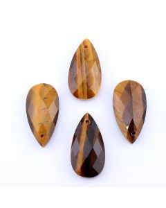 Privezak prirodni kamen Tigrovo Oko - Suza 13*25 mm Faset...25KP11-02