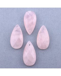 Privezak prirodni kamen Rozen Kvarc - Suza 13*25 mm Faset...25KP11-07