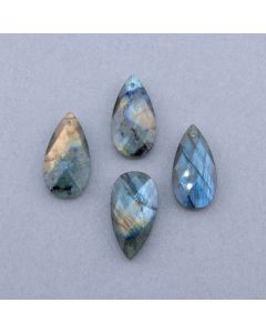 Privezak prirodni kamen Labradorit - Suza 13*25 mm Faset...25KP11-08