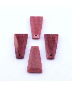 Privezak prirodni kamen Rodonit- 13*25 mm Faset...25KP13A-03