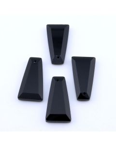 Privezak prirodni kamen Crni Ahat- 13*25 mm Faset...25KP13A-05