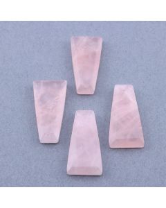 Privezak prirodni kamen Rozen Kvarc - 13*25 mm Faset...25KP13A-06