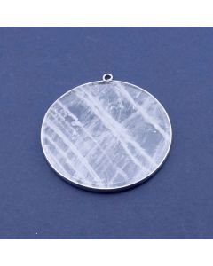 Privezak prirodni kamen Gorski Kristal -  50*2 mm Silver...25KP19-03