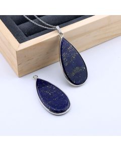 Privezak prirodni kamen Lapis Lazuli-  21*45 mm Silver...25KP22-02