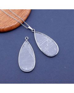 Privezak prirodni kamen Gorski Kristal- 21*45 mm Silver...25KP22-06