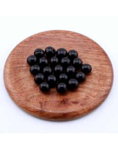 Prirodne crne perle od Sandalovog drveta 8 mm...23DP16A