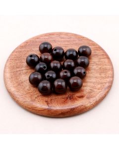 Prirodne svetlo braon perle od Sandalovog drveta 8 mm...23DP18A