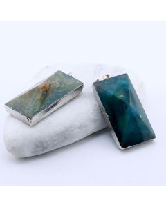 Privezak prirodni kamen Ahat sa legurom metala...23KP120