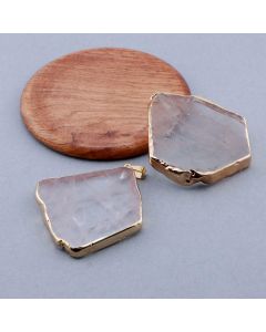 Privzak prirodni kamen Rozen Kvarc sa legurom metala ...23KP151