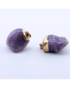 Privezak prirodni kamen Ahat sa legurom metala...23KP125