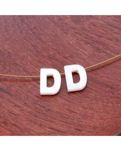 Perla/Privezak od Sedefa- slovo D...S278-075A