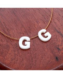 Perla/Privezak od Sedefa- slovo G...S278-078A