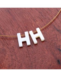 Perla/Privezak od Sedefa- slovo H...S278-079A