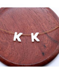 Perla/Privezak od Sedefa- slovo K...S278-082A