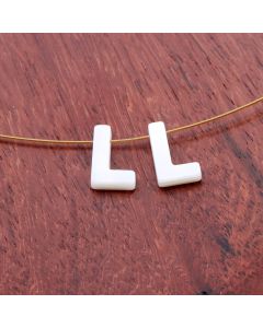 Perla/Privezak od Sedefa- slovo L...S278-083A