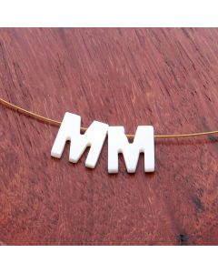 Perla/Privezak od Sedefa- slovo M...S278-084A