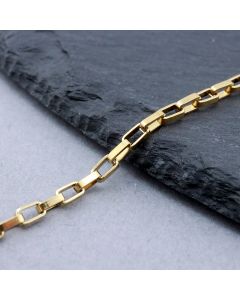 304 Stainless Steel lanac 4x2x1mm Gold...SSL-H007-34G-10m