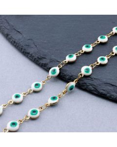 Handmade 304 Stainless Steel Lanac 11x6.1x4.2mm Gold...SSL-I154-02G-5m