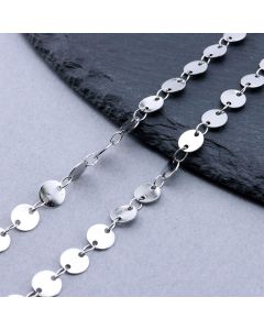 304 Stainless Steel Link Lanac 6x0.5mm...SSL-L019-01B-P-10m