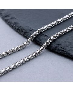 304 Stainless Steel Foxtail Lanac 5x3x1mm...SSL-L014-22P-20m