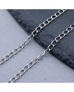 304 Stainless Steel Vareni Lanac 4x3x0.6mm...SSL-H007-25P-10m