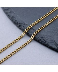 304 Stainless Steel Lanac 4x3x0.8mm Gold...SSL-H007-48G-10m