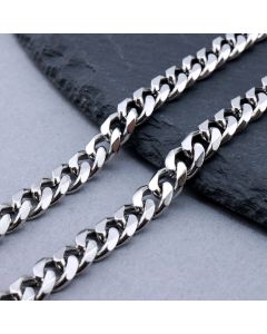 304 Stainless Steel Cuban Lanac 9x6.5x2mm...SSL-R100-23-10m