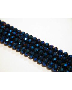 Brušeno staklo Rondele 8x6 mm ST094