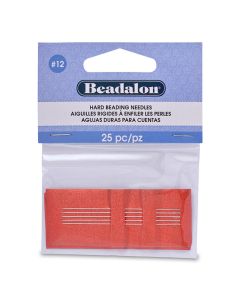 Čvrsta igla za nizanje perli, Veličina 12, za konce do veličine 0.18 mm, 5 komad ( BEJNEEH12/25)